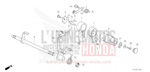 GEARSHIFT DRUM CRF50FP de 2023